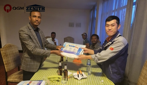 New QGM QT6 Block Making Machine Line Produksi Rampung ing Nekemte kanggo Post-perang Reconstruction.